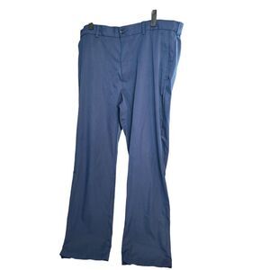 Watters & Eton Mens Navy Blue Dress Pants 100% Polyester Made In Vietnam Size 46